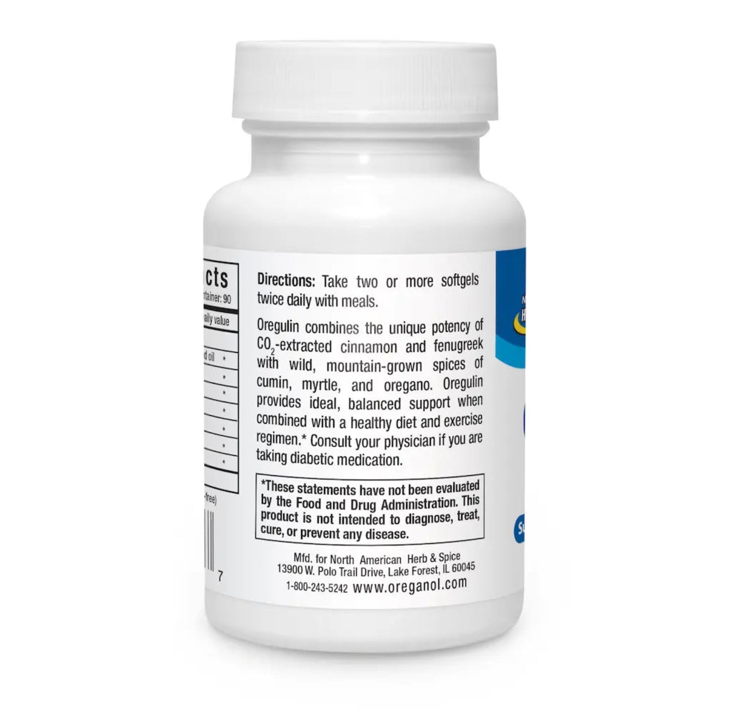 Vitamin supplement bottle with label on a white background