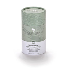 Green cylindrical container with 'Alexandria Professional' branding on a white background