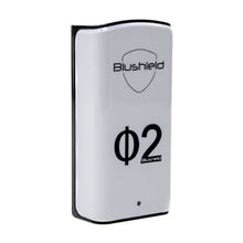 White device with 'Blushield' branding on a white background