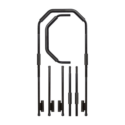 black balance bar parts for Cellerciser on white