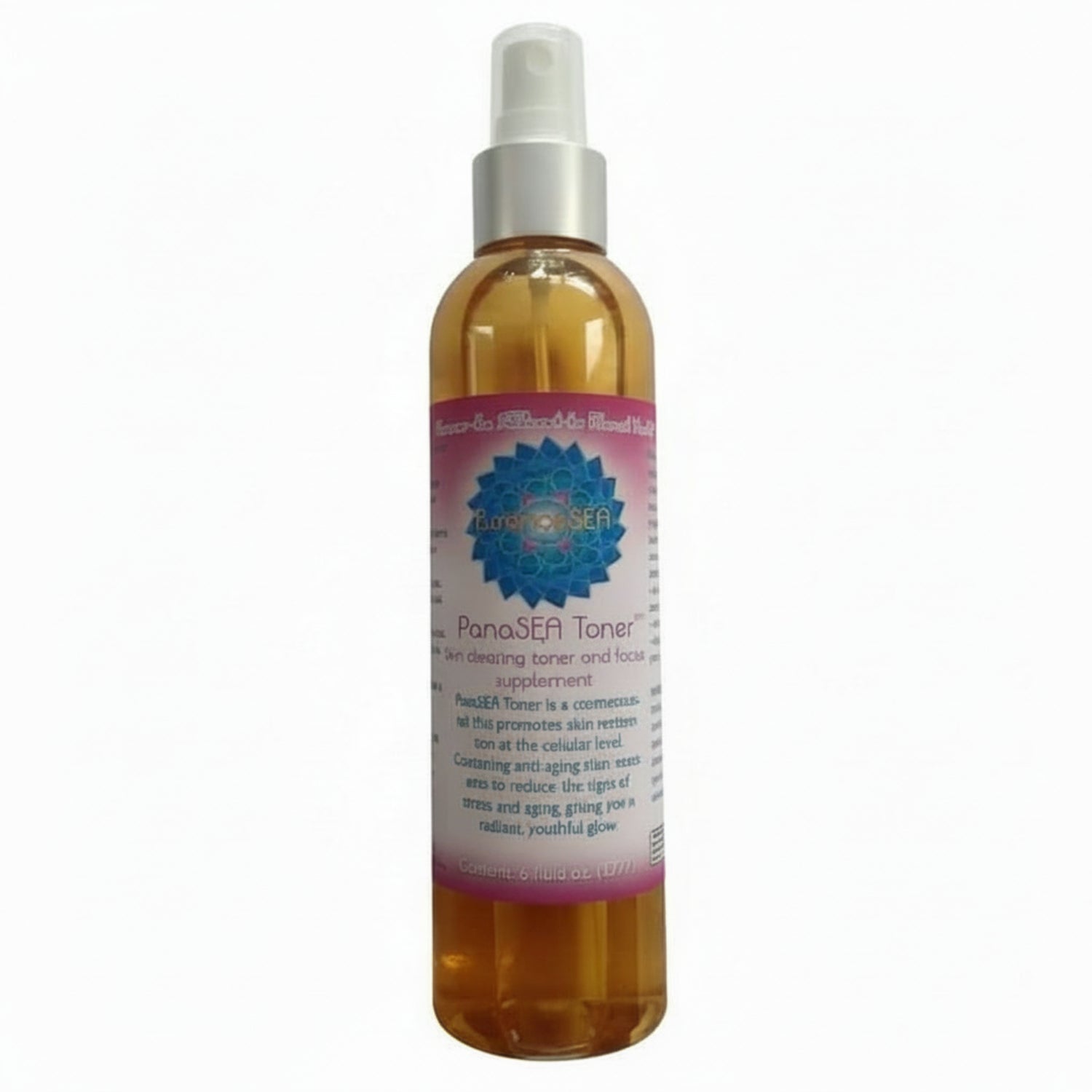 Bottle of PanaSEA Toner on a white background