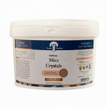 Container of Health & Wisdom Topical Mica Crystals 4lbs on a white background