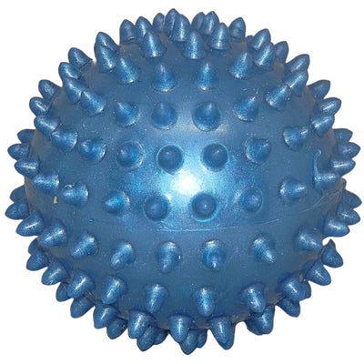 Blue spiky ball on a white background