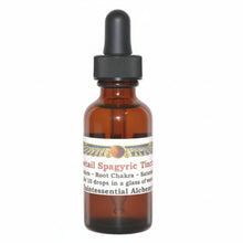 Bottle of Horsetail Spagyric Tincture with dropper on a white background